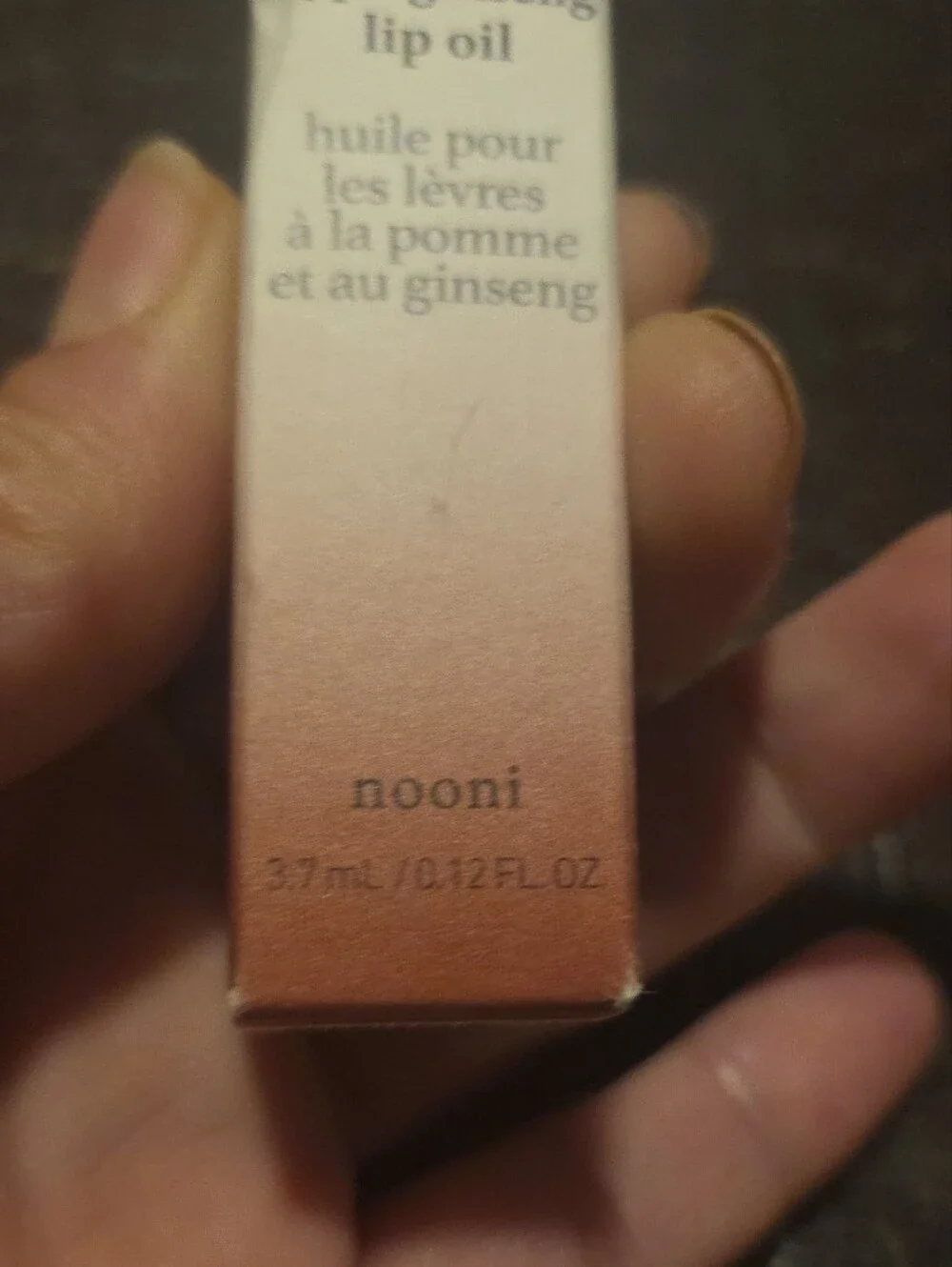 Nooni Color N Appleginseng KOREAN Tinted Lip Oil NiB